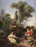 Jean-Honore Fragonard The Meeting Sweden oil painting artist